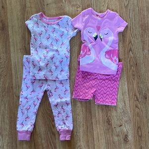 Flamingo Pajama bundle | size 2T